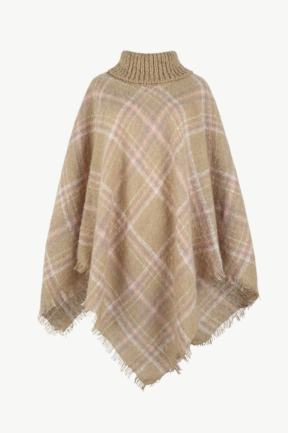 Round Neck Fringe Detail Sleeve Poncho – Flyclothing LLC