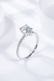 1.8 Carat Moissanite Side Stone Ring - Flyclothing LLC