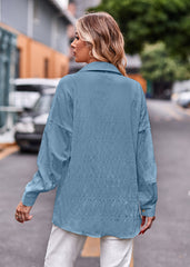 Dropped Shoulder Longline Shirt - Flyclothing LLC