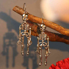 Skeleton Alloy Earrings - Flyclothing LLC