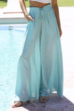 Tied Wide Leg Pants - Flyclothing LLC