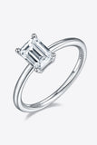 1 Carat Moissanite 925 Sterling Silver Solitaire Ring - Flyclothing LLC