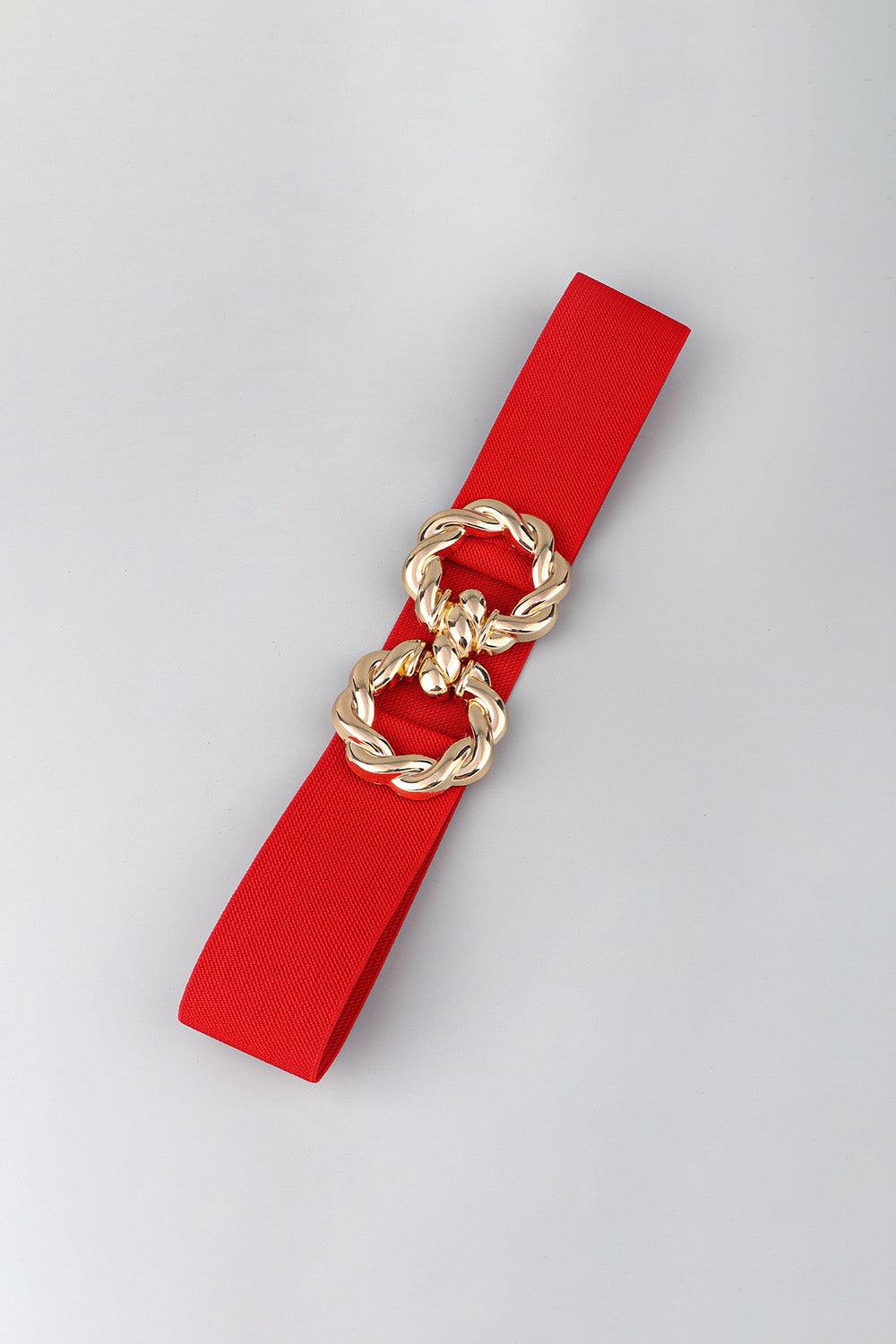 Zinc Alloy Buckle Elastic Belt - Flyclothing LLC