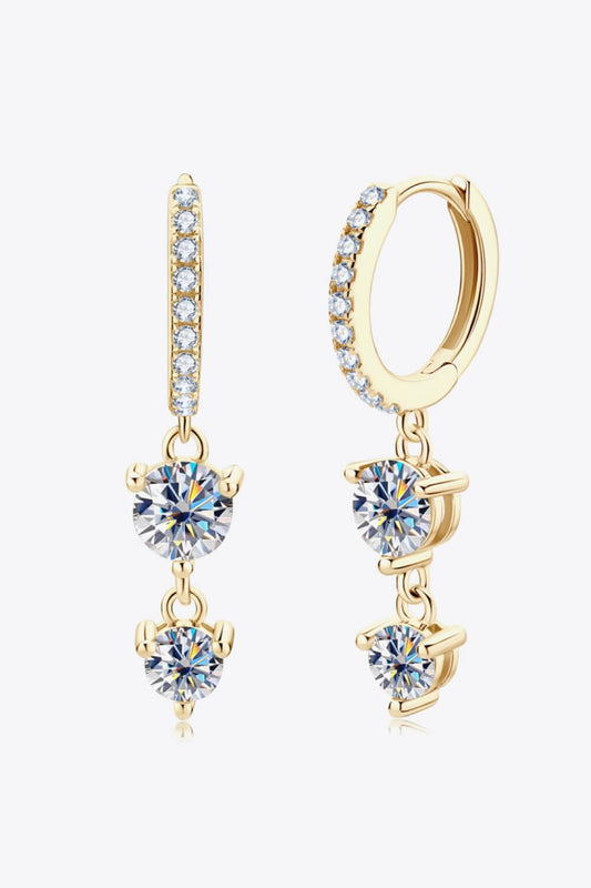 Be The One Moissanite Drop Earrings - Flyclothing LLC