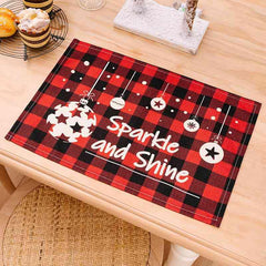 Assorted 2-Piece Plaid Placemats - Trendsi