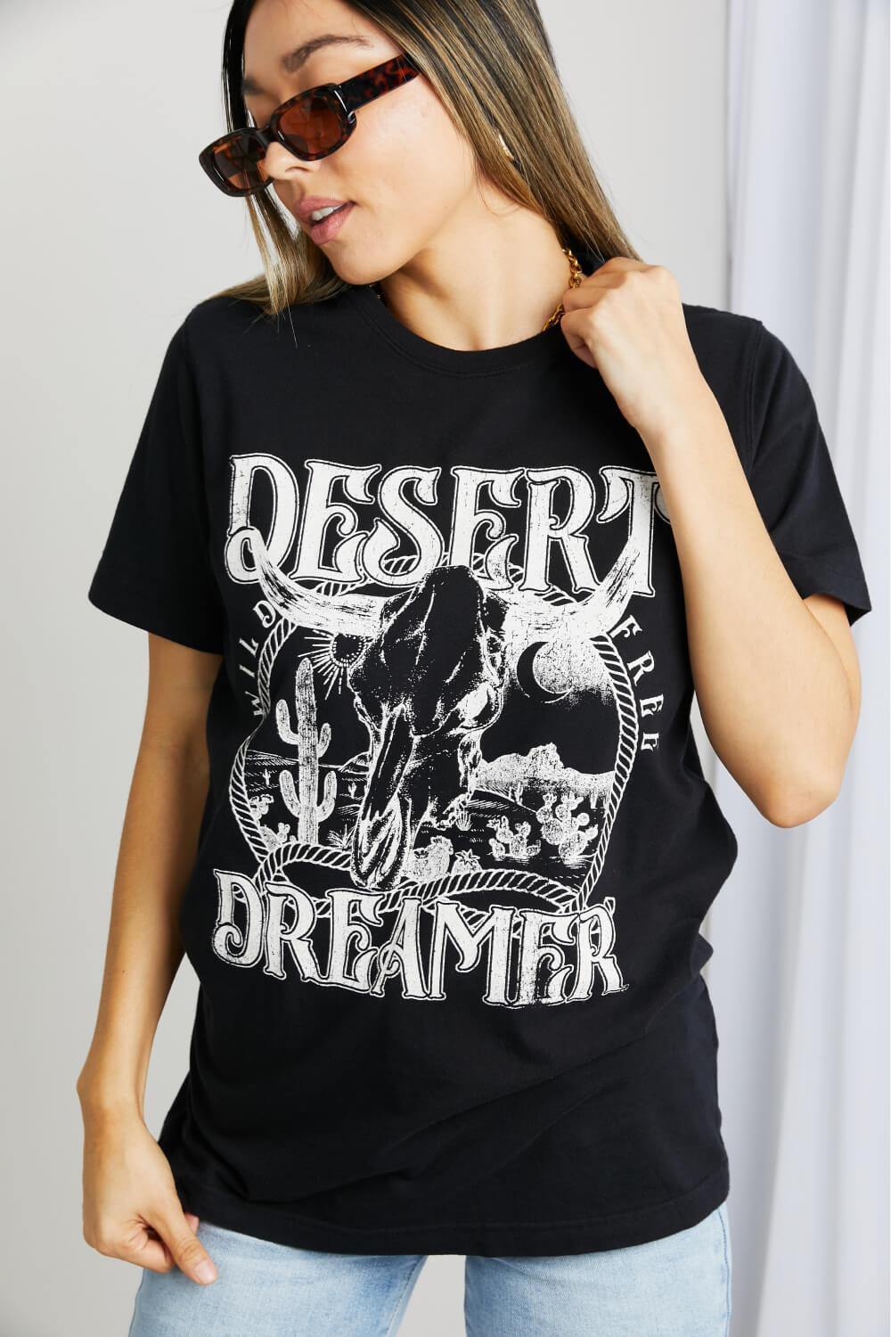 mineB Full Size DESERT DREAMER Graphic Tee - Flyclothing LLC