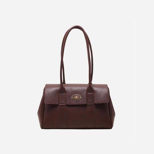 PU Leather Shoulder Bag - Trendsi