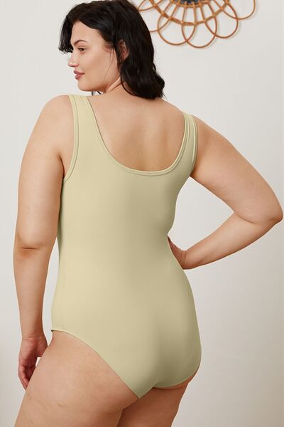 Basic Bae Full Size Square Neck Sleeveless Bodysuit - Flyclothing LLC