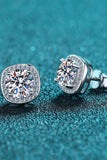 Let Me Love You 1 Carat Moissanite Stud Earrings - Flyclothing LLC