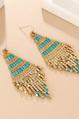 Beaded Dangle Earrings - Trendsi