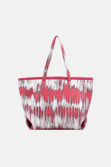 Printed PU Leather Tote Bag - Flyclothing LLC