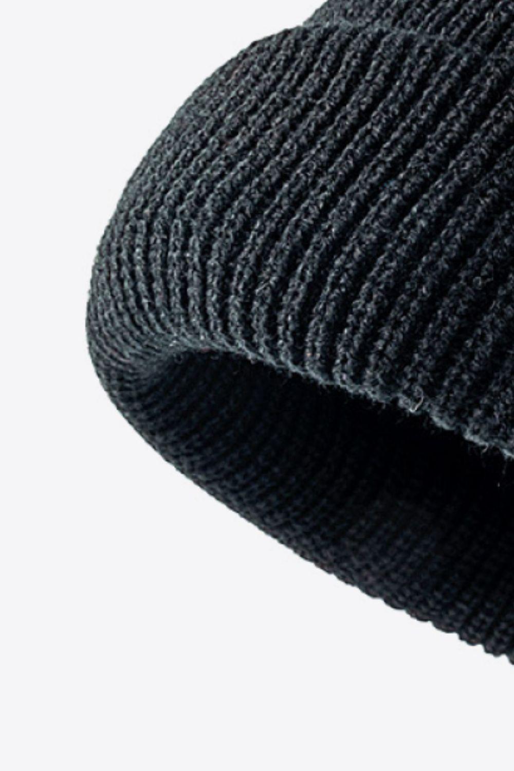 Calling For Winter Rib-Knit Beanie - Trendsi