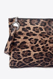 Leopard PU Leather Clutch - Trendsi