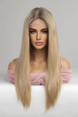 13*2‘’ Lace Front Wigs Synthetic Long Straight 24'' 150% Density - Trendsi