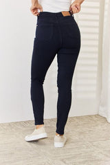 Judy Blue Full Size Garment Dyed Tummy Control Skinny Jeans - Flyclothing LLC