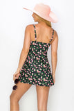 Marina West Swim Full Size Clear Waters Swim Dress in Black Roses - Trendsi