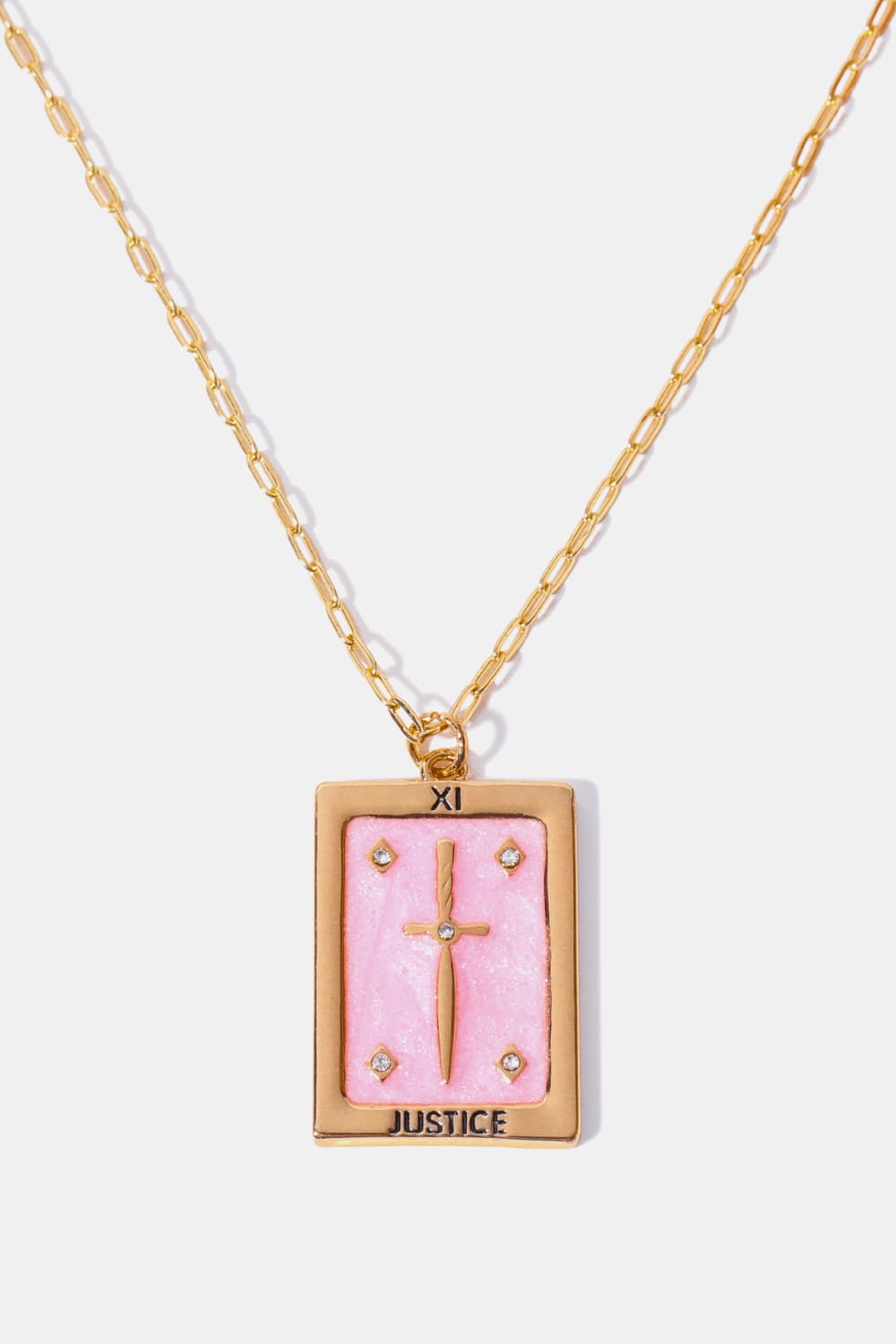 Tarot Card Pendant Copper Necklace - Flyclothing LLC