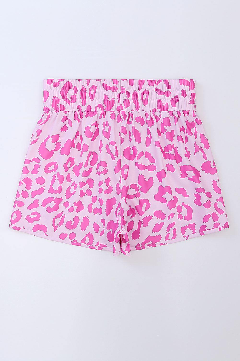 Leopard Elastic Waist Shorts - Flyclothing LLC