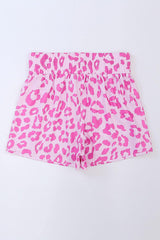 Leopard Elastic Waist Shorts - Flyclothing LLC