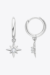 Moissanite Star Drop Earrings - Flyclothing LLC