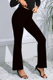 High Waist Long Flare Pants - Flyclothing LLC