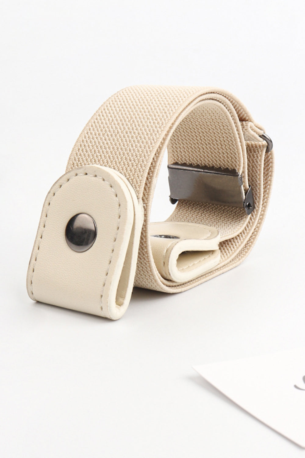 PU Elastic Snap Closure Belt - Flyclothing LLC