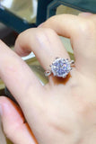 2 Carat Moissanite 925 Sterling Silver Ring - Flyclothing LLC