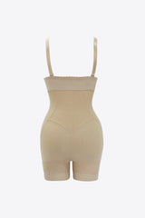 Full Size Zip Up Under-Bust Shaping Bodysuit - Trendsi