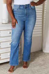 Judy Blue Full Size Bootcut Jeans with Pockets - Flyclothing LLC