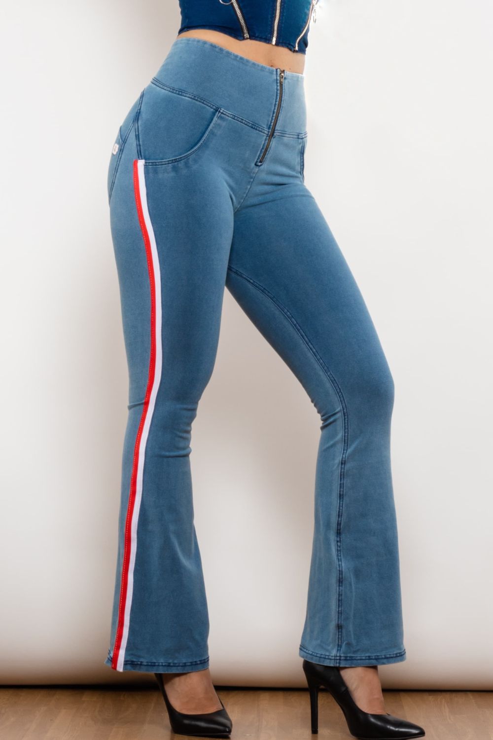 Side Stripe Closure LLC Zip Flyclothing Jeans – Bootcut