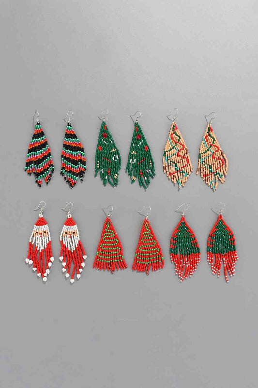 Christmas Beaded Earrings - Trendsi