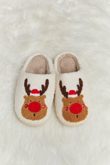 Melody Rudolph Print Plush Slide Slippers - Flyclothing LLC