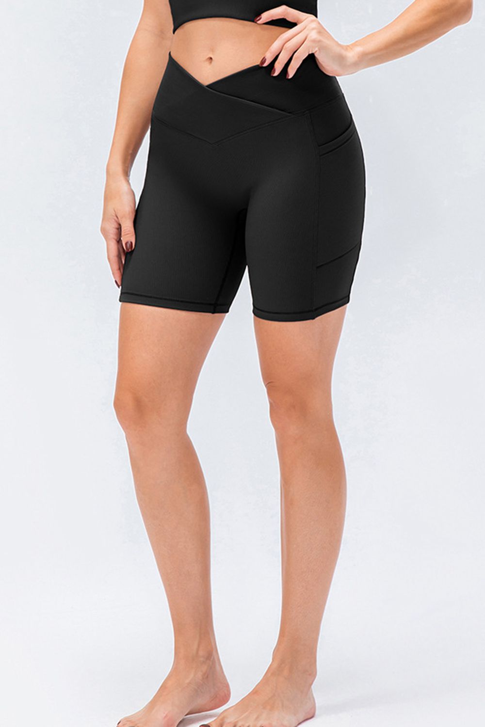 Slim Fit V-Waistband Sports Shorts - Flyclothing LLC