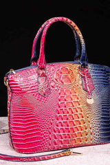 Gradient PU Leather Handbag - Trendsi