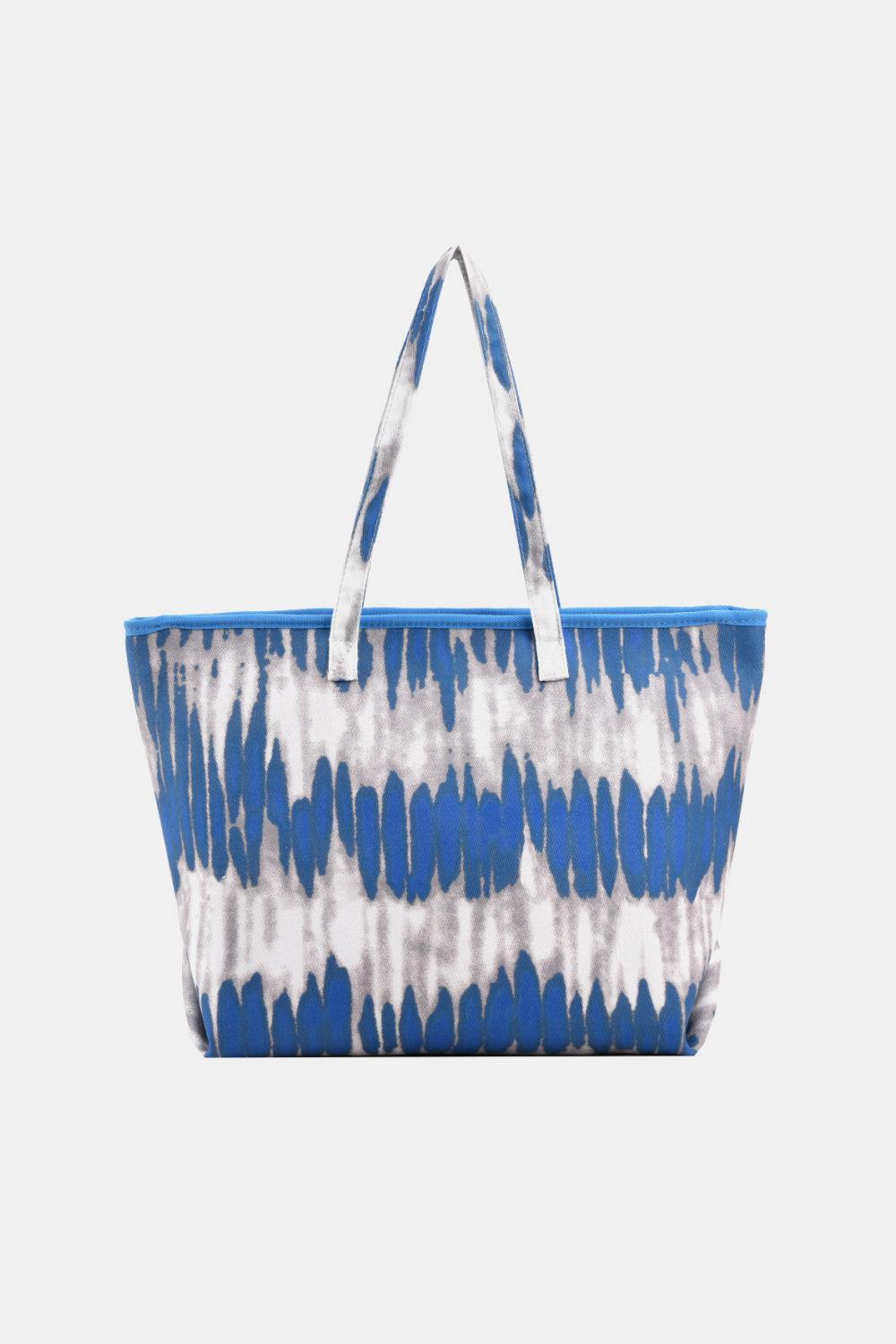 Printed PU Leather Tote Bag - Flyclothing LLC