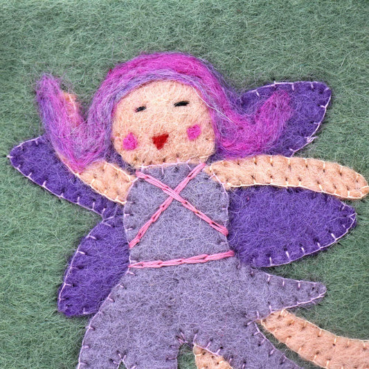 Hand Crafted Felt Starry Fairy Pouch - Flyclothing LLC