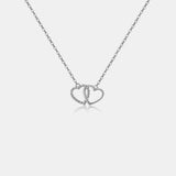 Heart Shape Spring Ring Closure Necklace - Flyclothing LLC