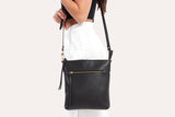 Kiko Leather Pebble Crossbody - Flyclothing LLC