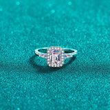 1 Carat Moissanite 925 Sterling Silver Ring - Flyclothing LLC