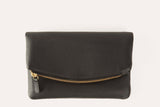 Kiko Leather Flap Clutch - Flyclothing LLC