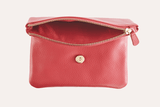 Kiko Leather Flap Clutch - Flyclothing LLC