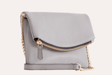 Kiko Leather Flap Clutch - Flyclothing LLC