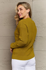 Zenana Kiss Me Tonight Full Size Button Down Cardigan in Chartreuse - Flyclothing LLC