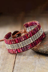 Handmade Triple Layer Natural Stone Bracelet - Flyclothing LLC