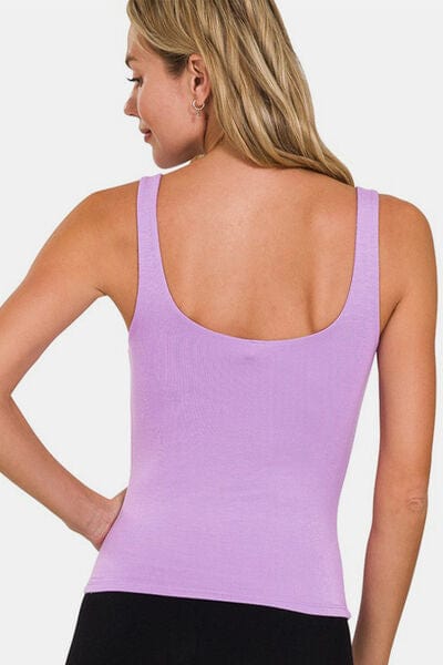 Zenana V-Neck Slim Tank - Flyclothing LLC