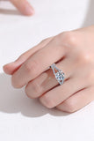 Stylish Moissanite Sterling Silver Ring - Flyclothing LLC