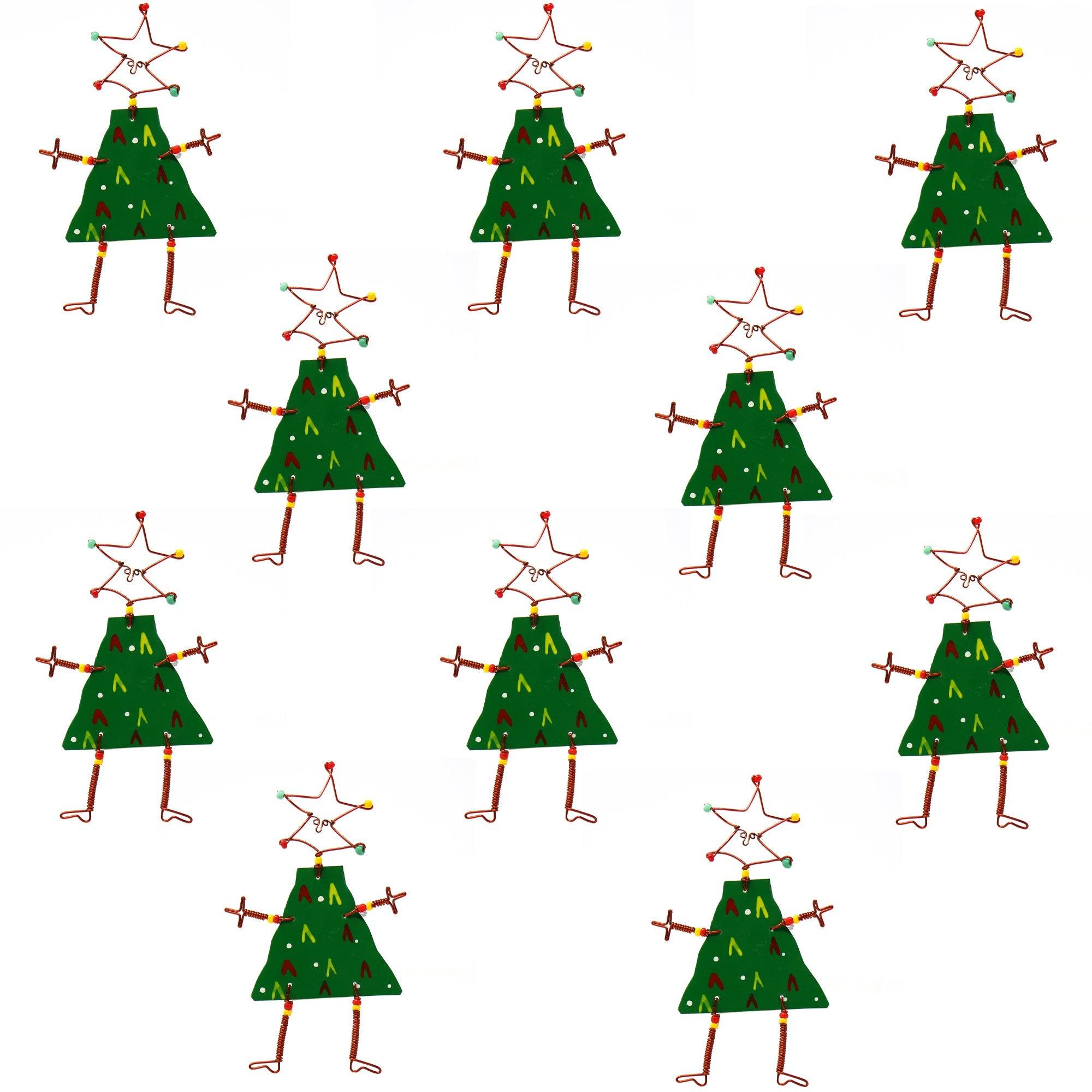 Set of 10 Dancing Girl Christmas Tree Pins - Creative Alternatives - Flyclothing LLC