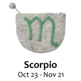 Felt Scorpio Zodiac Clutch - Flyclothing LLC