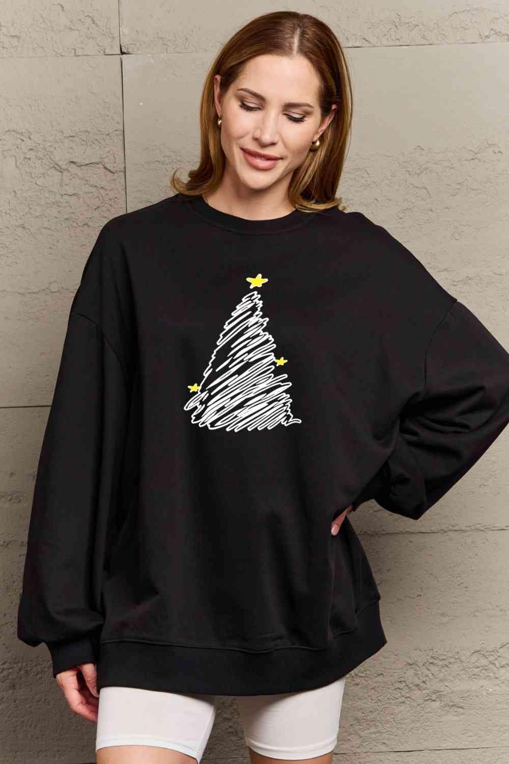 Simply Love Full Size Graphic Sweatshirt - Flyclothing LLC