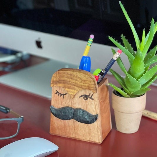 Moustache Eyeglass and Pen holder Combo - Flyclothing LLC